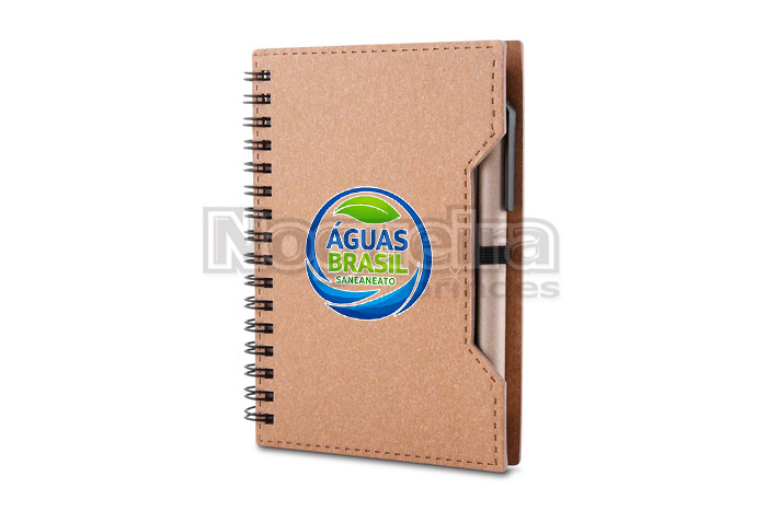 Bloco de Anotações Personalizado com Caneta