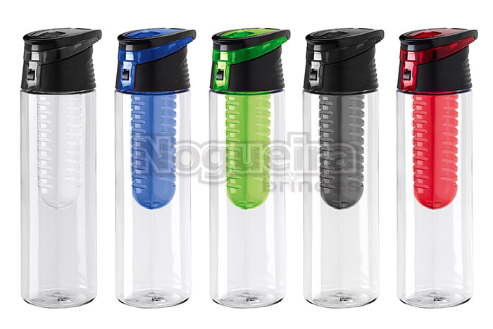 Garrafa Plástica com Infusor Personalizada