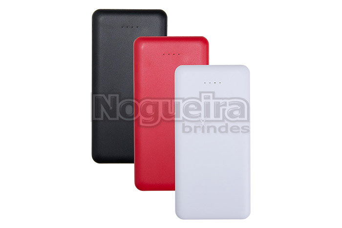 Power Bank 10.000mah com Indicador Led Personalizado