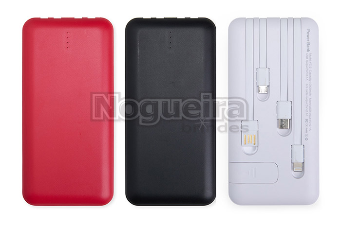 Power Bank 10.000mAh com Lanterna personalizado