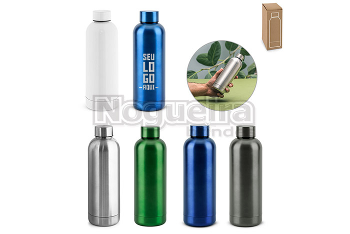 Squeeze de Alumínio 550ml Personalizada para Empresas