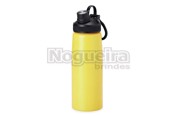 Squeeze Inox 900ml com Alça e Tampa Protetora Personalizado