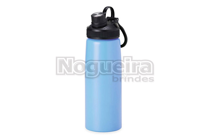 Squeeze Inox 900ml com Alça e Tampa Protetora Personalizado