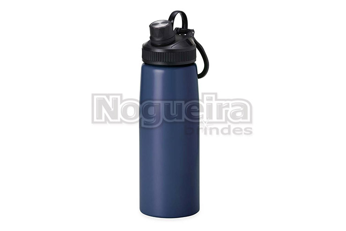 Squeeze Inox 900ml com Alça e Tampa Protetora Personalizado