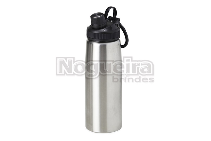Squeeze Inox 900ml com Alça e Tampa Protetora Personalizado