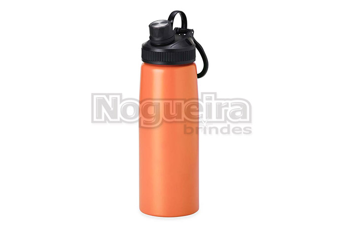 Squeeze Inox 900ml com Alça e Tampa Protetora Personalizado