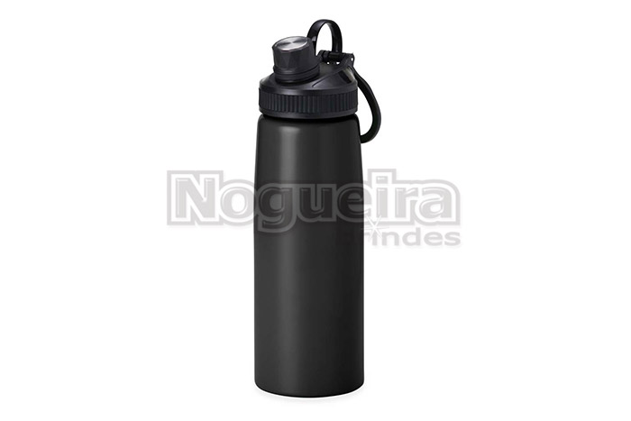 Squeeze Inox 900ml com Alça e Tampa Protetora Personalizado