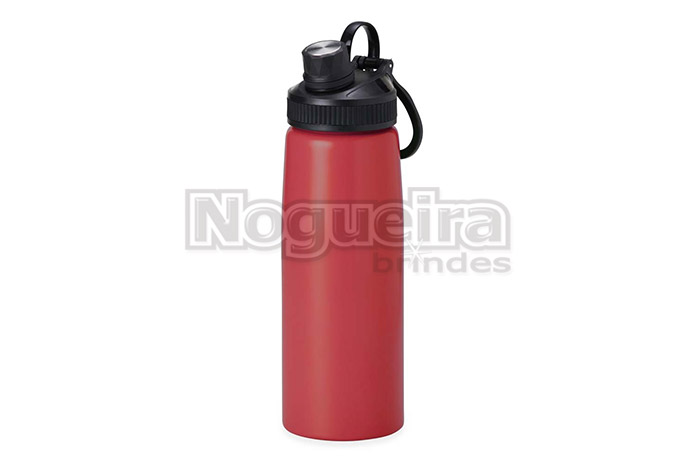 Squeeze Inox 900ml com Alça e Tampa Protetora Personalizado