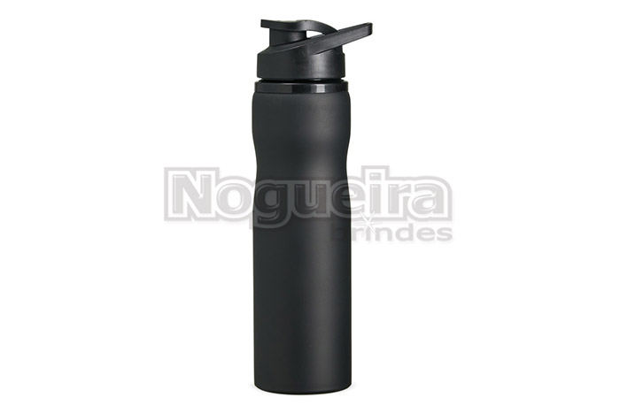 Squeeze Inox 750ml com Bocal Protegido e Alça Personalizado