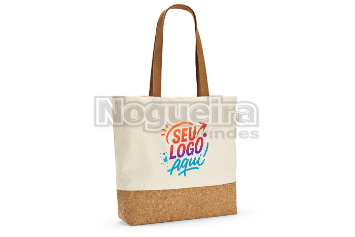 Sacola de Algodão e Cortiça Personalizada 