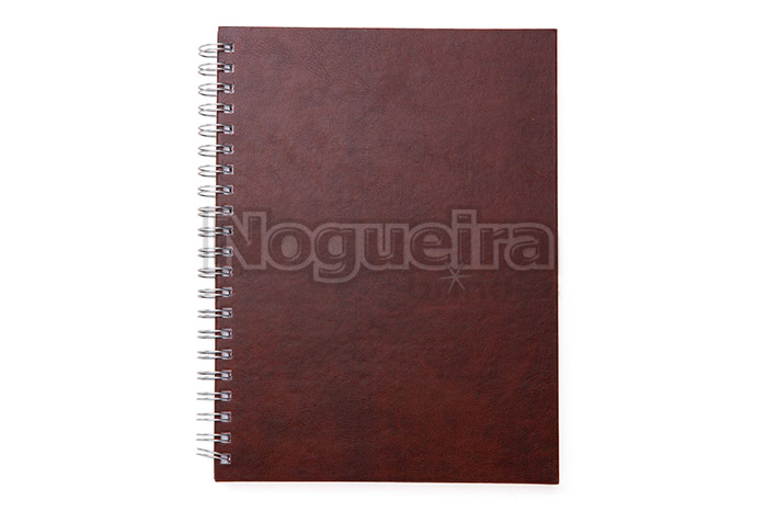 Caderno em Couro Sintético Personalizado