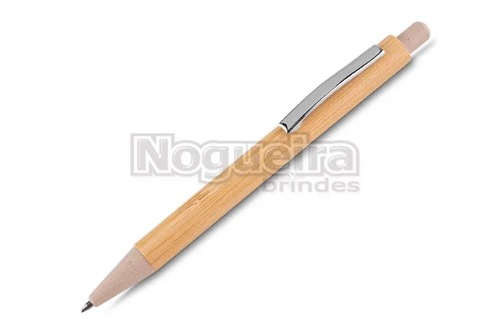 Caneta Ecológica de Bambu com Logo