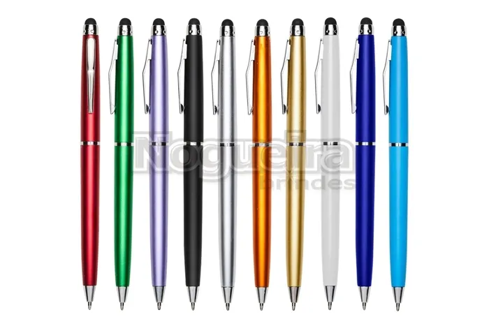 Caneta Plástica Touch Personalizada