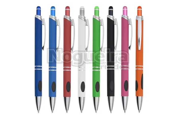 Caneta Metal Touch com Acabamento Emborrachado Personalizada