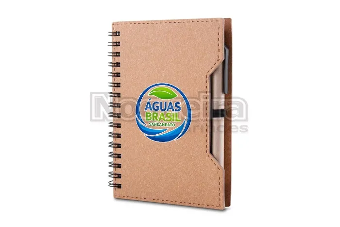 Bloco de Anotações Personalizado com Caneta