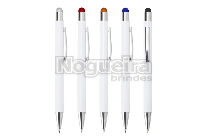 Caneta Personalizada de Metal com Ponta Touch