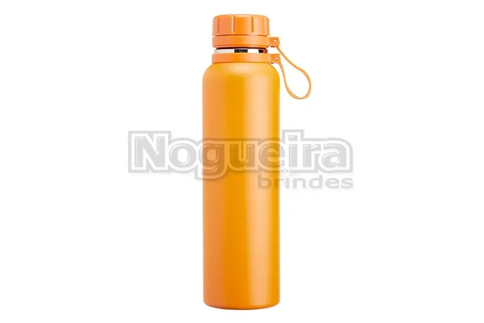 Garrafa Térmica com Alça de Silicone Personalizada