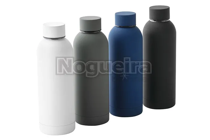 Garrafa Térmica com Acabamento Emborrachado Personalizada