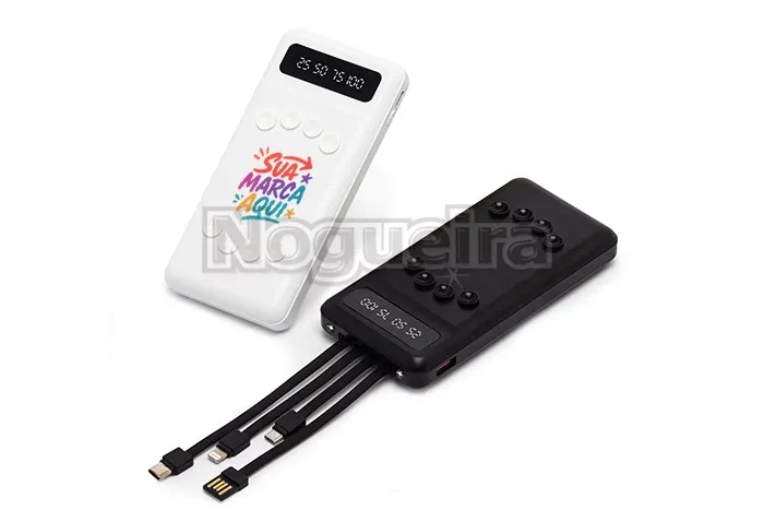 Power Bank com 10.000 mAh Personalizado