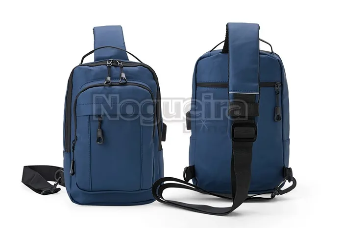 Mochila de Ombro 8L com Entrada USB Personalizada
