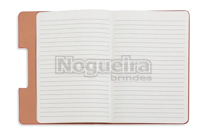 Caderno de Couro Sintético Personalizado