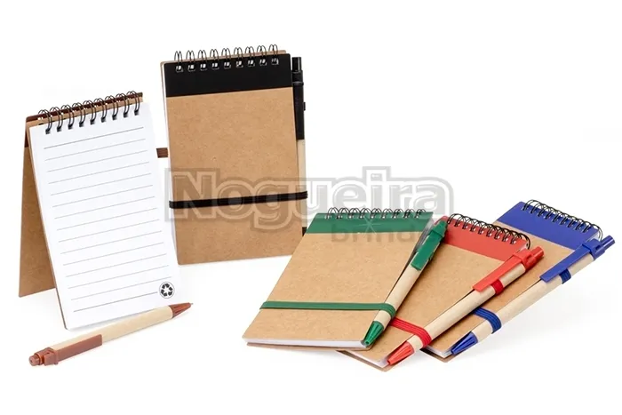 Bloco de Anotações com Caneta Personalizado