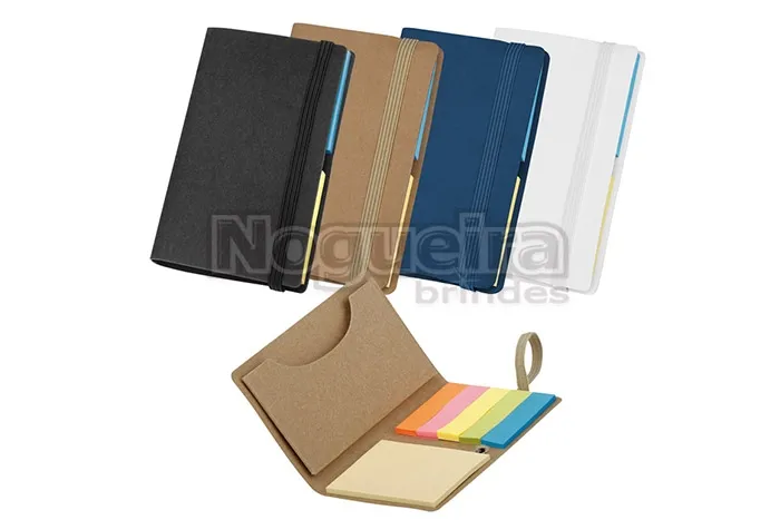 Bloco de Notas com Porta Cartão Personalizado