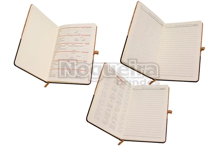 Moleskine com Calendário Personalizado