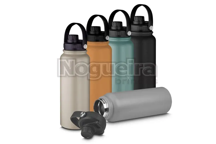 Garrafa Térmica Inox com Tampa Rosqueável