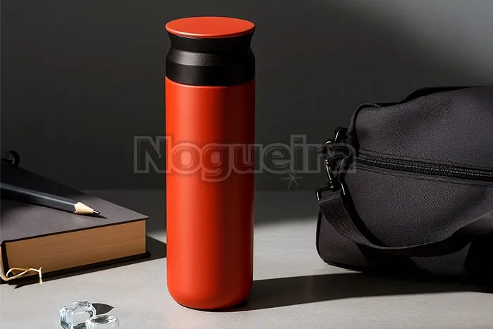 Garrafa Térmica Vermelha Personalizada