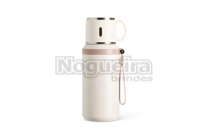Garrafa Térmica com Xícara Personalizada