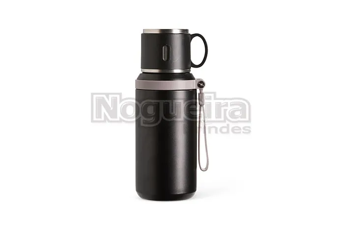 Garrafa Térmica com Xícara Personalizada