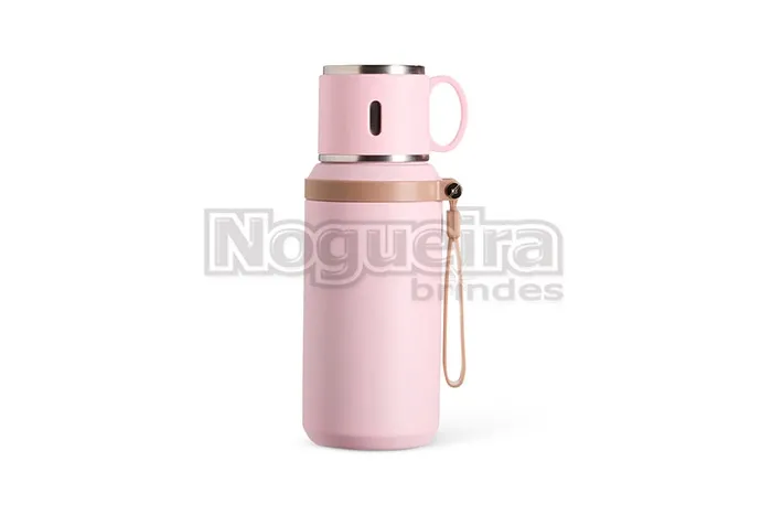 Garrafa Térmica com Xícara Personalizada
