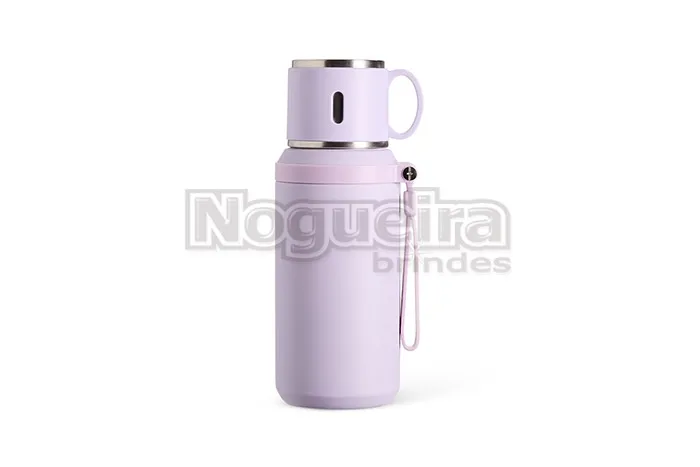Garrafa Térmica com Xícara Personalizada
