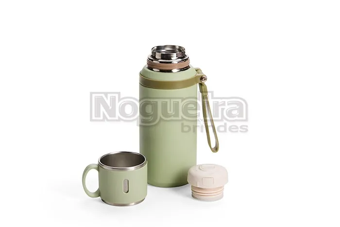 Garrafa Térmica com Xícara Personalizada