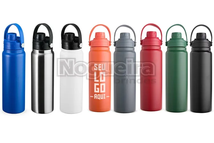 Garrafa Térmica de Inox com Parede Dupla Personalizada